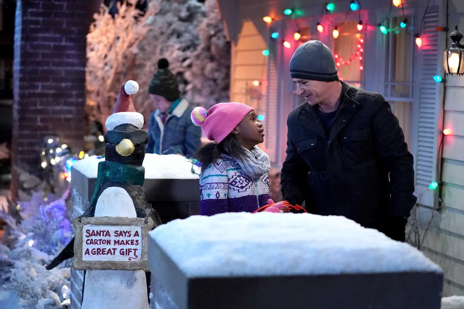 JAYDEN REY, MICHAEL FISHMAN Preview — The Conners Season 2 Episode 9: Smoking Penguins and Santa on Santa Action - Part 2