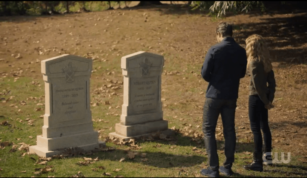 Arrow – Present Tense – Oliver Queen and Mia Smoak – Stephen Amell and Katherine McNamara