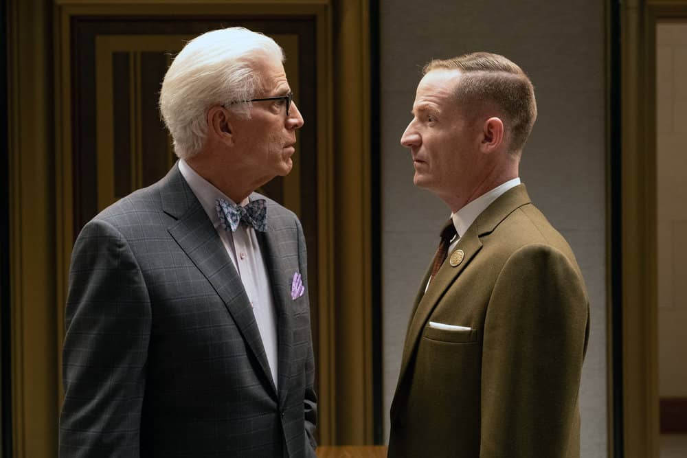 The Good Place Season 4 Episode 8 - Ted Danson as Michael, Marc Evan Jackson as Shawn | Tell-Tale TV The Good Place – Season 4