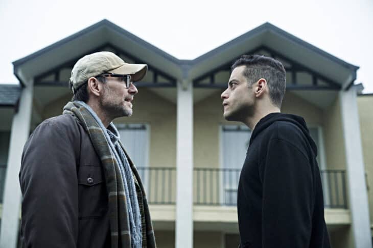 Mr. Robot Season 4 Episode 11 - Christian Slater as Mr. Robot, Rami Malek as Elliot Alderson