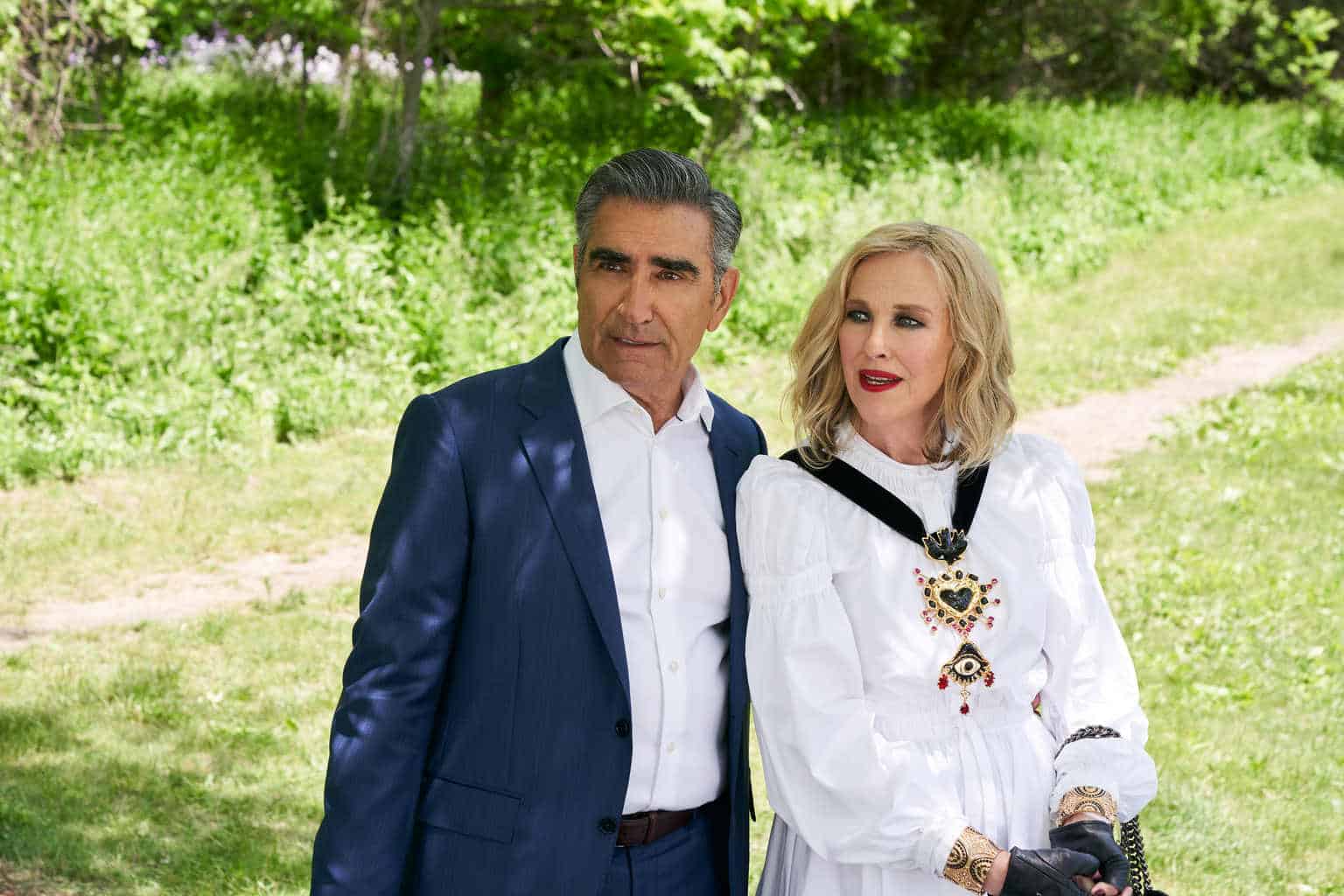 Schitt's Creek Season 6 Episode 1 - Moira (Catherine O'Hara), Johnny (Eugene Levy) | Tell-Tale TV Schitt's Creek Season 6 Episode 1 - Moira (Catherine O'Hara), Johnny (Eugene Levy)