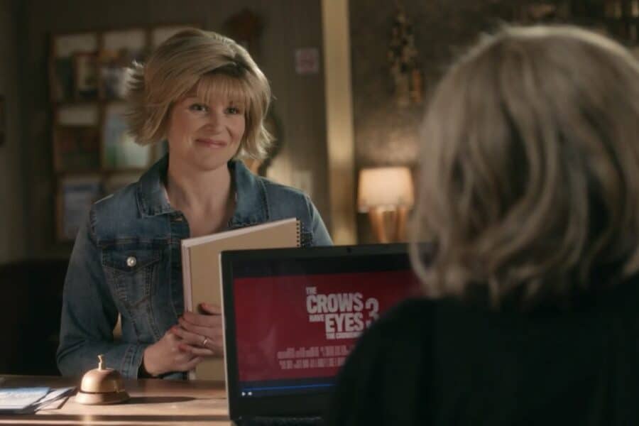 Schitt’s Creek Season 6 Episode 4 Jocelyn (Jennifer Robertson) Tell