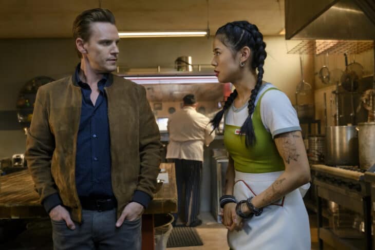 Nancy Drew Season 1 Episode 11 - Riley Smith as Ryan Hudson and Leah Lewis as George