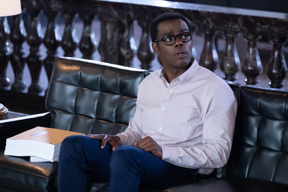 The Good Place Season 4 Episode 11 - William Jackson Harper as Chidi | Tell-Tale TV The Good Place Season 4 Episode 11 - William Jackson Harper as Chidi The Good Place Review: Mondays, Am I Right? (Season 4 Episode 11) The Good Place Season 4 Episode 11 - William Jackson Harper as Chidi