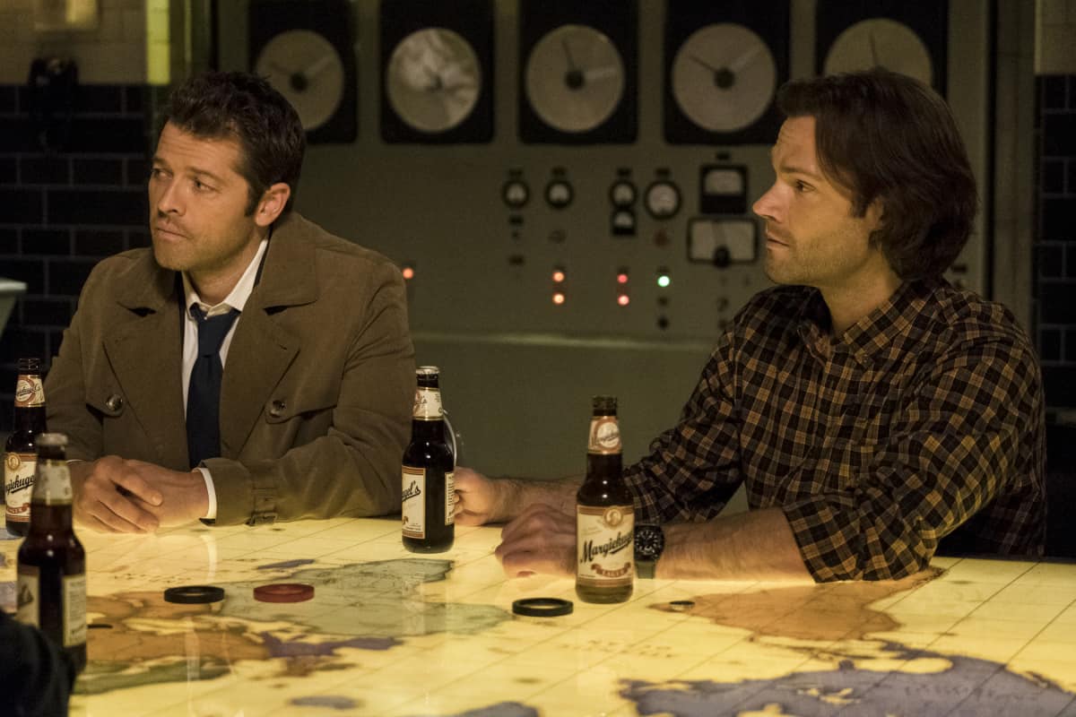 Supernatural Season 15 Episode 11 - Misha Collins as Castiel and Jared Padalecki as Sam | Tell-Tale TV SN1511A_0241bc Supernatural Review: The Gamblers (Season 15 Episode 11) Supernatural Season 15 Episode 11 - Misha Collins as Castiel and Jared Padalecki as Sam