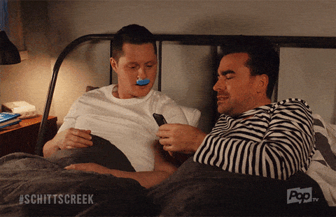 Schitt's Creek Season 6 Episode 2 - Patrick (Noah Reid), David (Dan Levy) | Tell-Tale TV giphy (3)
