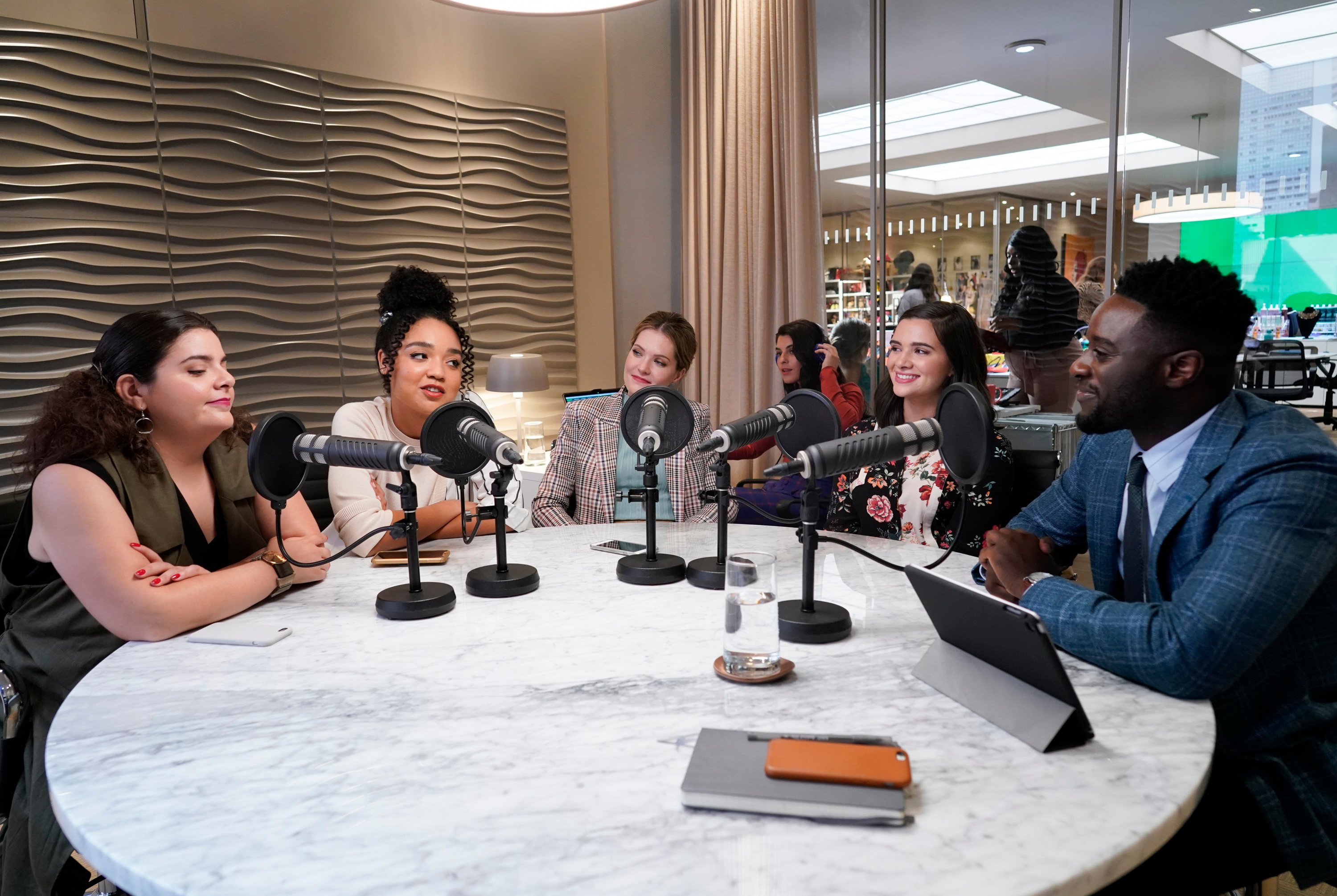 The Bold Type Season 4 Episode 4, "Babes In Toyland" Pictured: Stephanie Costa, Aisha Dee, Meghann Fay, Katie Stevens, Matt Ward