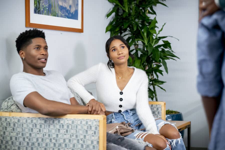 All American Season 2 Episode 11 - Da'Vinchi as Darnell and Greta Onieogou as Layla | Tell-Tale TV ALA211a_0665b