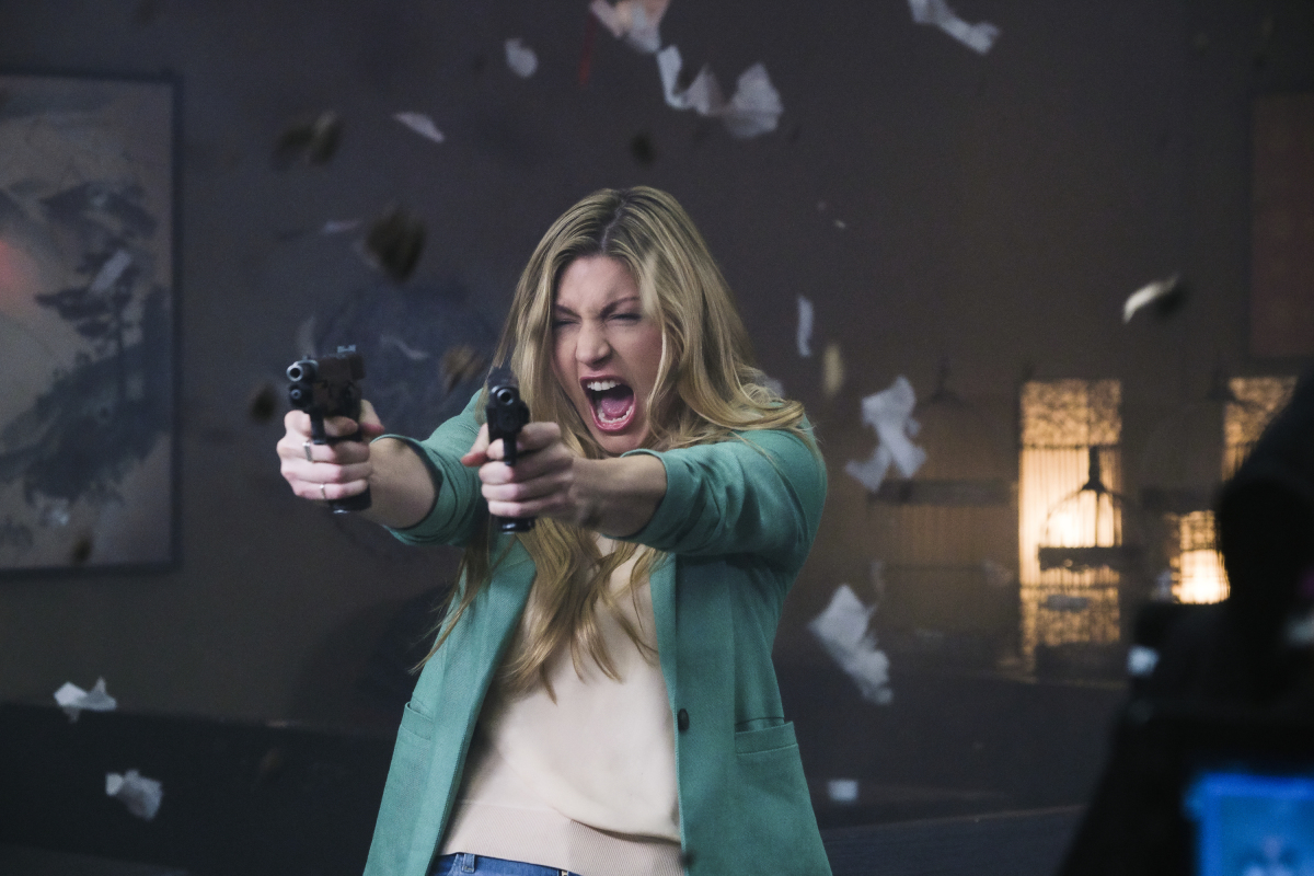 Legends Of Tomorrow Season 5 Episode 6, "Mortal Khanbat" Pictured: Jes Macallan as Ava Sharpe
