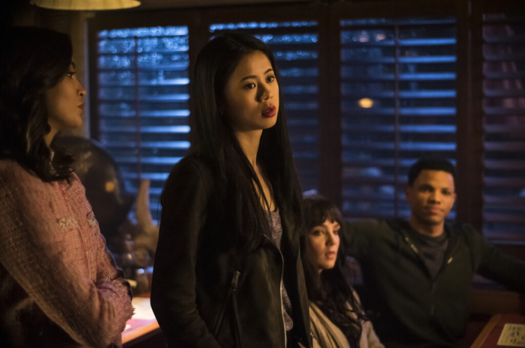 Nancy Drew Season 1 Episode 14, "The Sign of the Uninvited Guest"