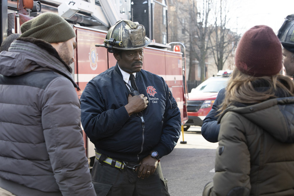 Chicago Fire Season 8 Episode 15, "Off The Grid" Pictured: Eamonn Walker as Wallace Boden