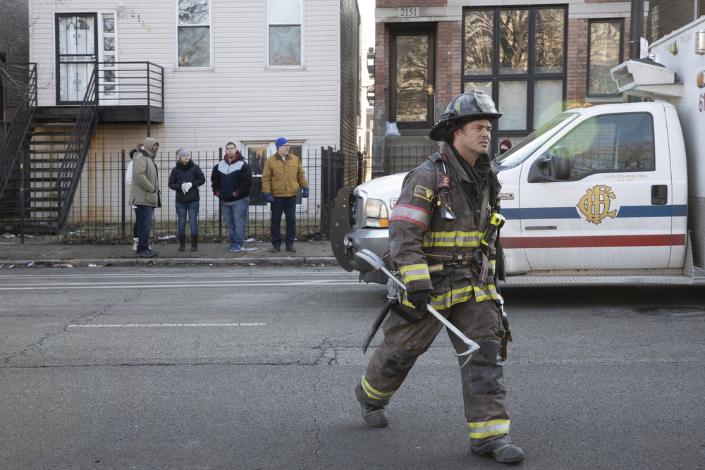 Chicago Fire Season 8 Episode 15, "Off The Grid" Pictured: Taylor Kinney as Kelly Severide