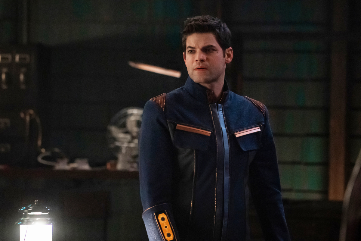 Supergirl Season 5 Episode 13, "It's A Super Life" Pictured: Jeremy Jordan as Winn