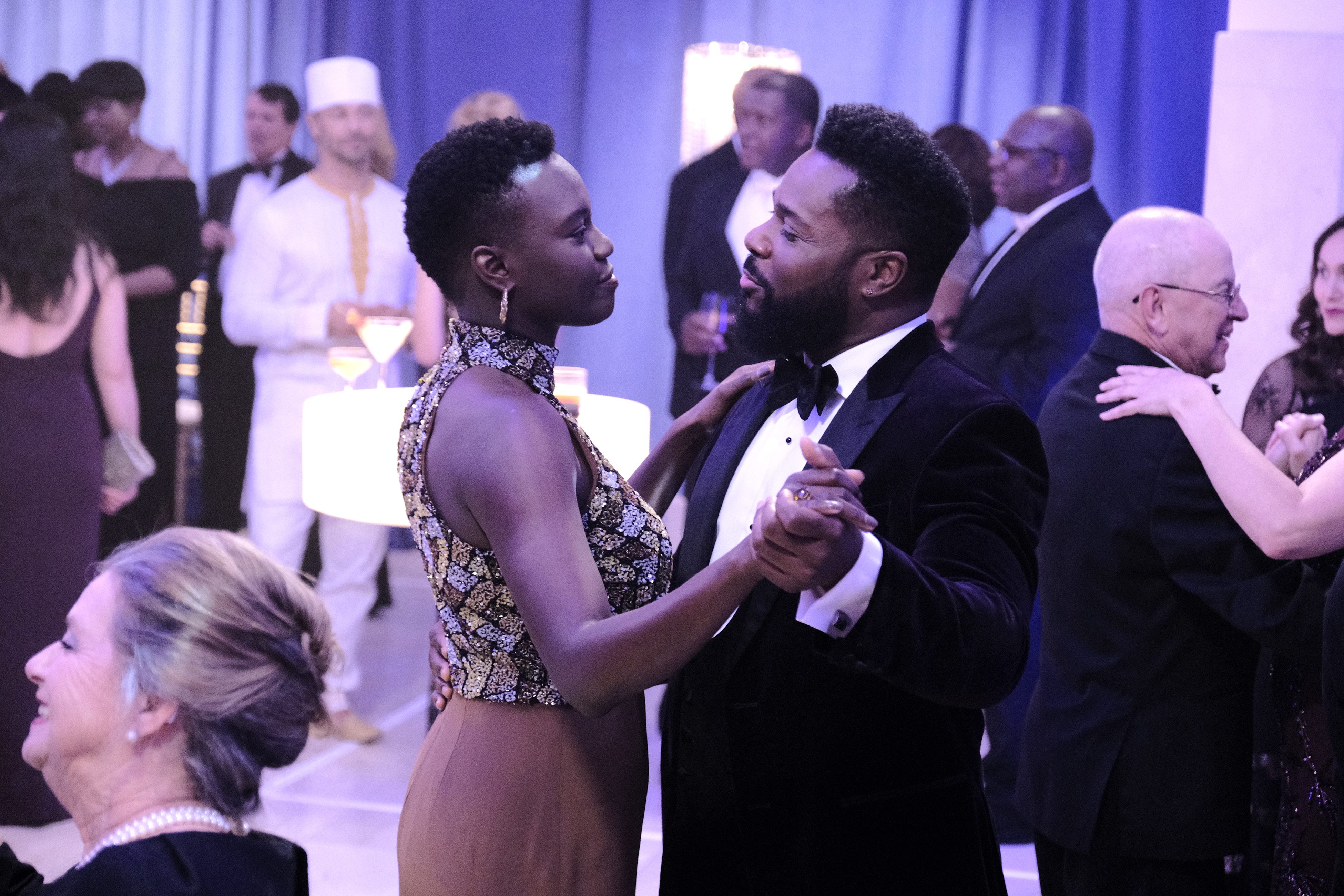 The Resident Season 3 Episode 16, "Reverse Cinderella" Pictured: L-R: Shaunette Rene Wilson and Malcolm-Jamal Warner