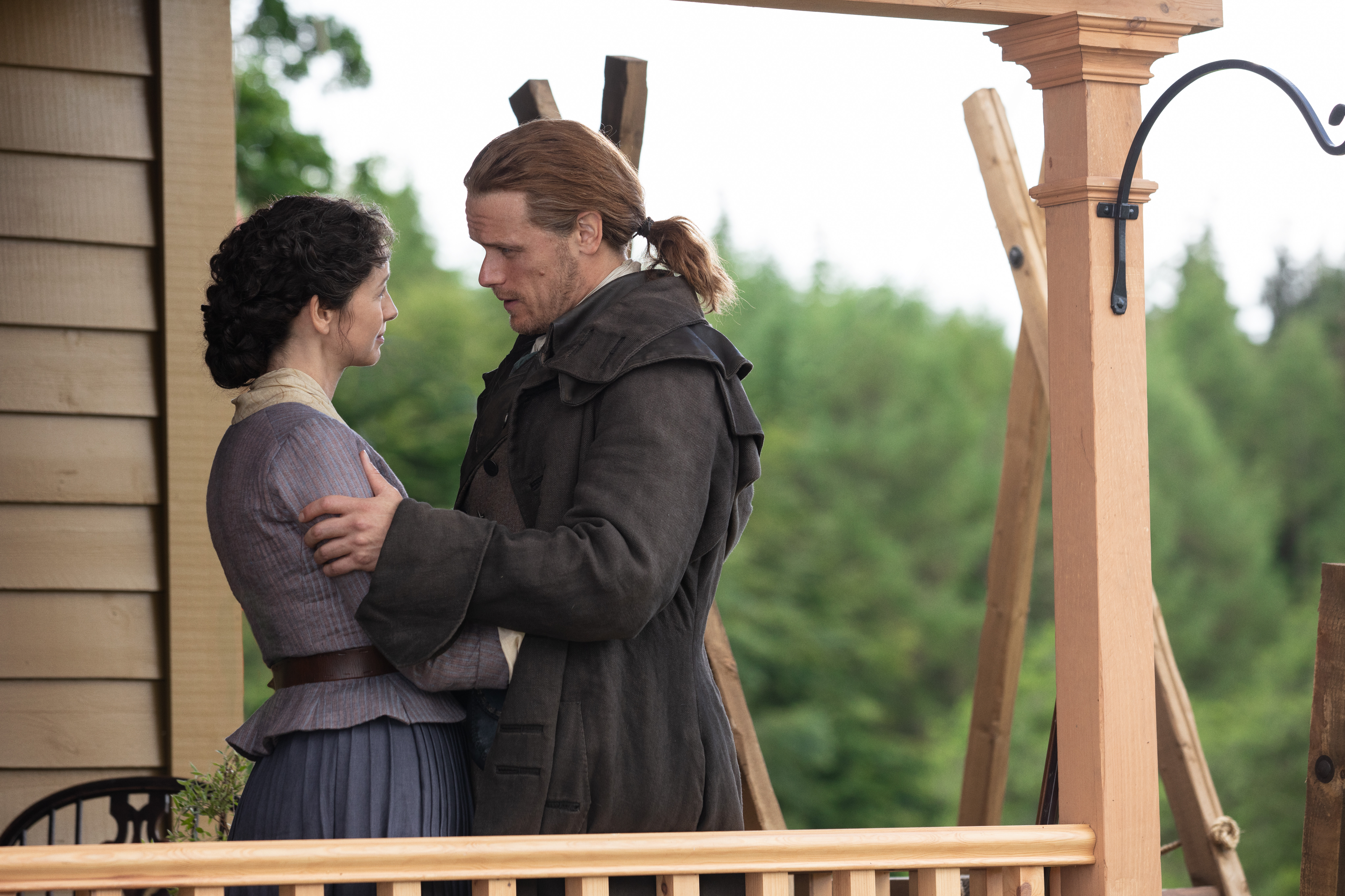 Outlander Season 5 Episode 5 - Caitriona Balfe (Claire Randall Fraser), Sam Heughan (Jamie Fraser) | Tell-Tale TV Outlander Season 5 Episode 5 - Caitriona Balfe (Claire Randall Fraser), Sam Heughan (Jamie Fraser)