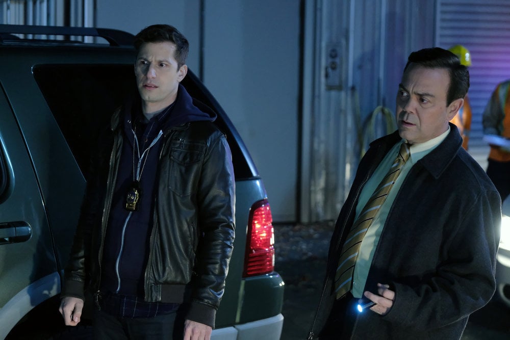 Brooklyn Nine-Nine Season 7 Episode 13 - Andy Samberg as Jake Peralta, Joe Lo Truglio as Charles Boyle