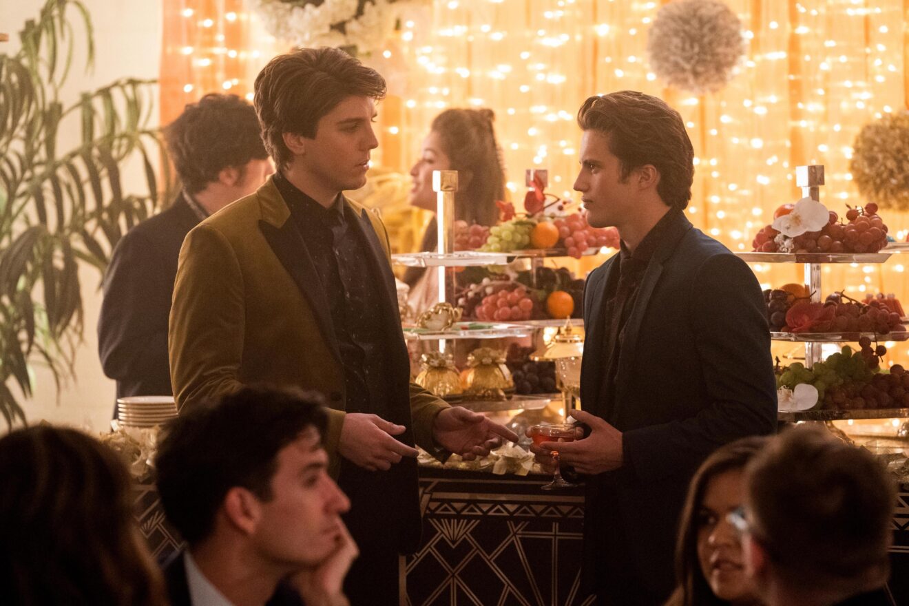 Love, Victor Season 1 Episode 10 Derek (Lukas Gage) and Benji Sear) TellTale TV