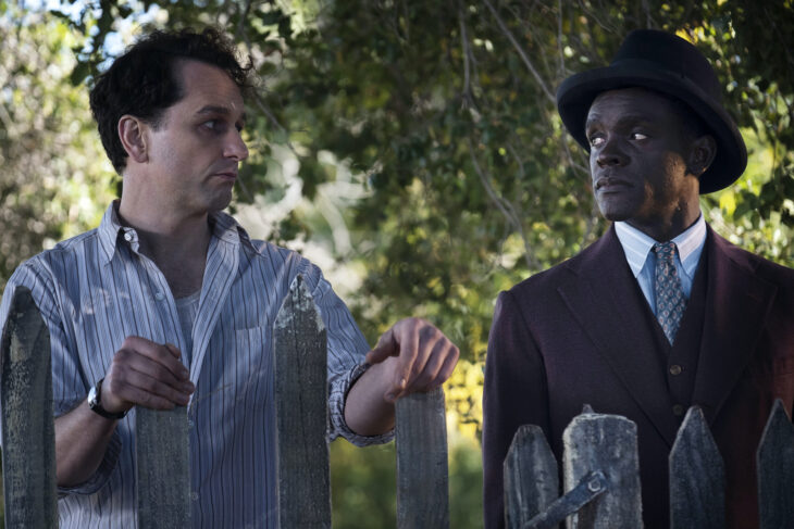 Matthew Rhys as Perry Mason and Chris Chalk as Drake, Perry Mason Season 1 Episode 7 on HBO