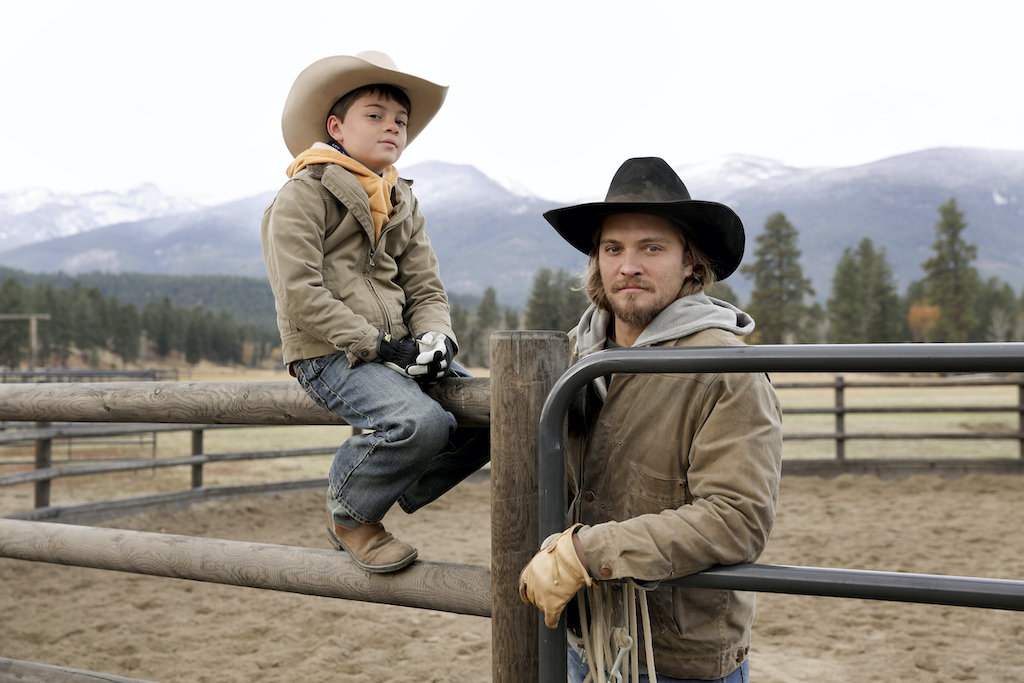 Yellowstone season 2 episode 8 Kayce and Tate Dutton | Tell-Tale TV Yellowstone season 2 episode 8 Luke Grimes and Brecken Merrill