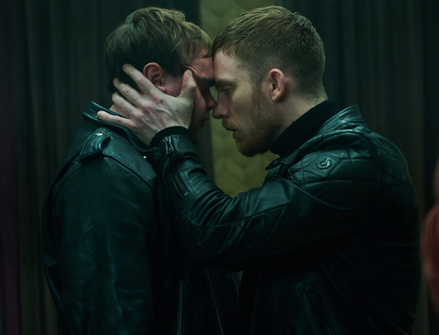 Brian Vernel as Billy Wallace, Joe Cole as Sean Wallace - Gangs of London Season 1 Episode 2 | Tell-Tale TV Brian Vernel as Billy Wallace, Joe Cole as Sean Wallace - Gangs of London Season 1 Episode 2