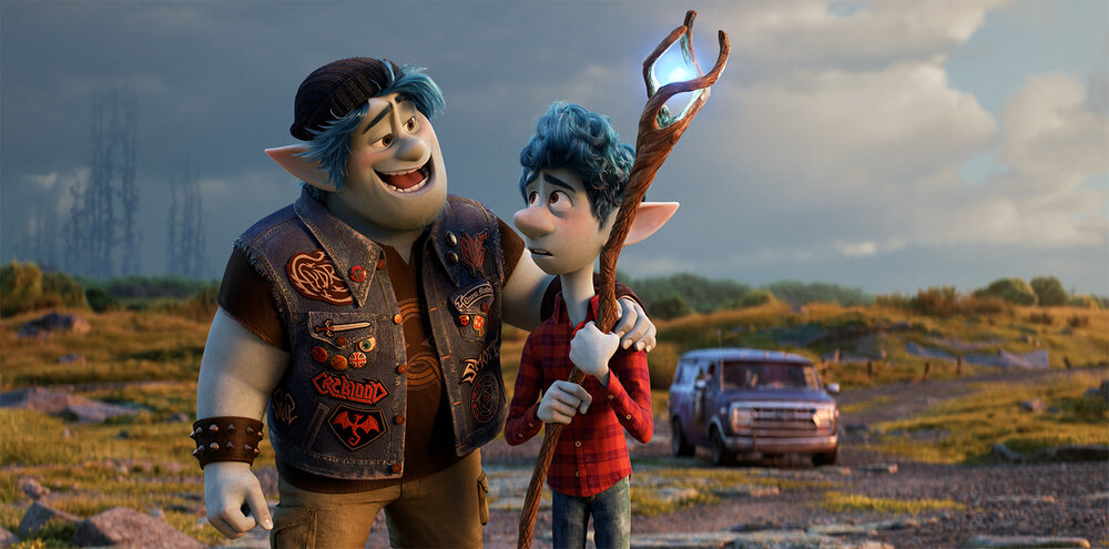 Disney Pixar's Onward - Tom Holland as Ian Lightfoot, Chris Pratt as Barley Lightfoot (2020) | Tell-Tale TV Disney Pixar's Onward - Tom Holland as Ian Lightfoot, Chris Pratt as Barley Lightfoot (2020)