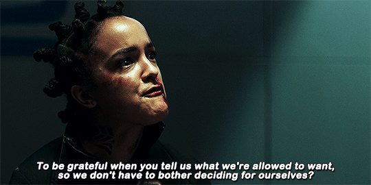 Bahia Watson as Sakai on The Expanse Season 5 Episode 5, "Down and Out." | Tell-Tale TV Bahia Watson as Sakai on The Expanse Season 5 Episode 5, "Down and Out."