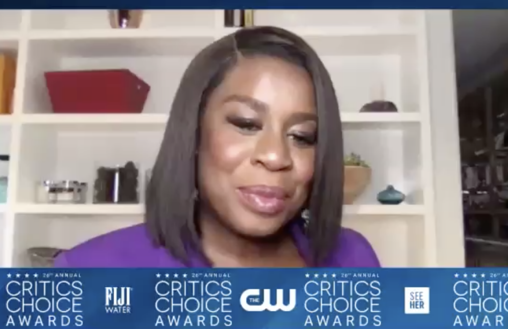 Mrs. America Uzo Aduba Reacts to Her Timely Her Critics Choice Award