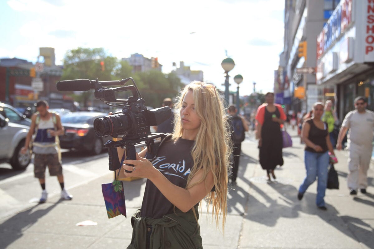 THE WOLFPACK, director Crystal Moselle, on location, 2015. ph: Megan Delaney/©Magnolia | Tell-Tale TV THE WOLFPACK, director Crystal Moselle, on location, 2015. ph: Megan Delaney/©Magnolia