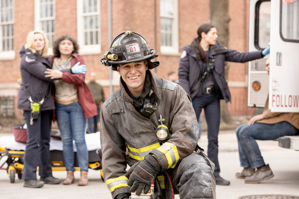 Chicago Fire Season 9 Episode 12, "Natural Born Firefighter"