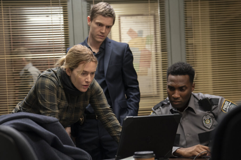 Kate Winslet, Evan Peters, Mare of Easttown Season 1 Episode 2