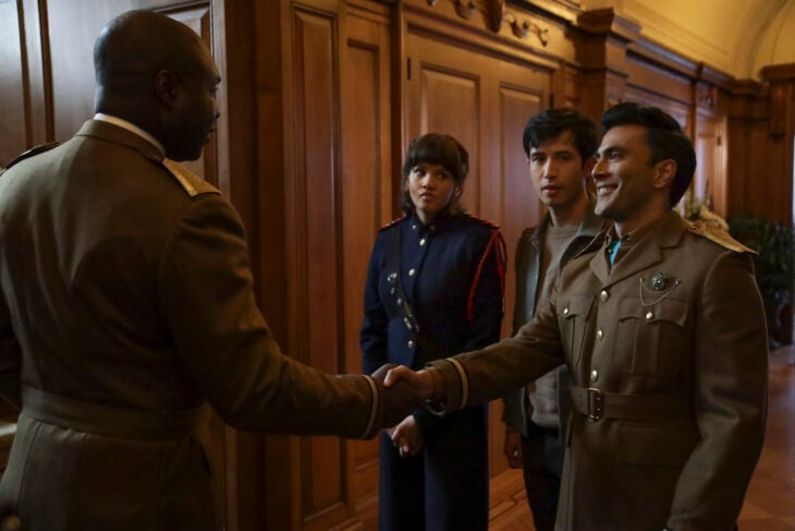 KWESI AMEYAW, ASHLEY NICOLE WILLIAMS, TONY GIROUX, PRANEET AKILLA | Tell-Tale TV KWESI AMEYAW, ASHLEY NICOLE WILLIAMS, TONY GIROUX, PRANEET AKILLA Motherland: Fort Salem Review: My 3 Dads (Season 2 Episode 6)