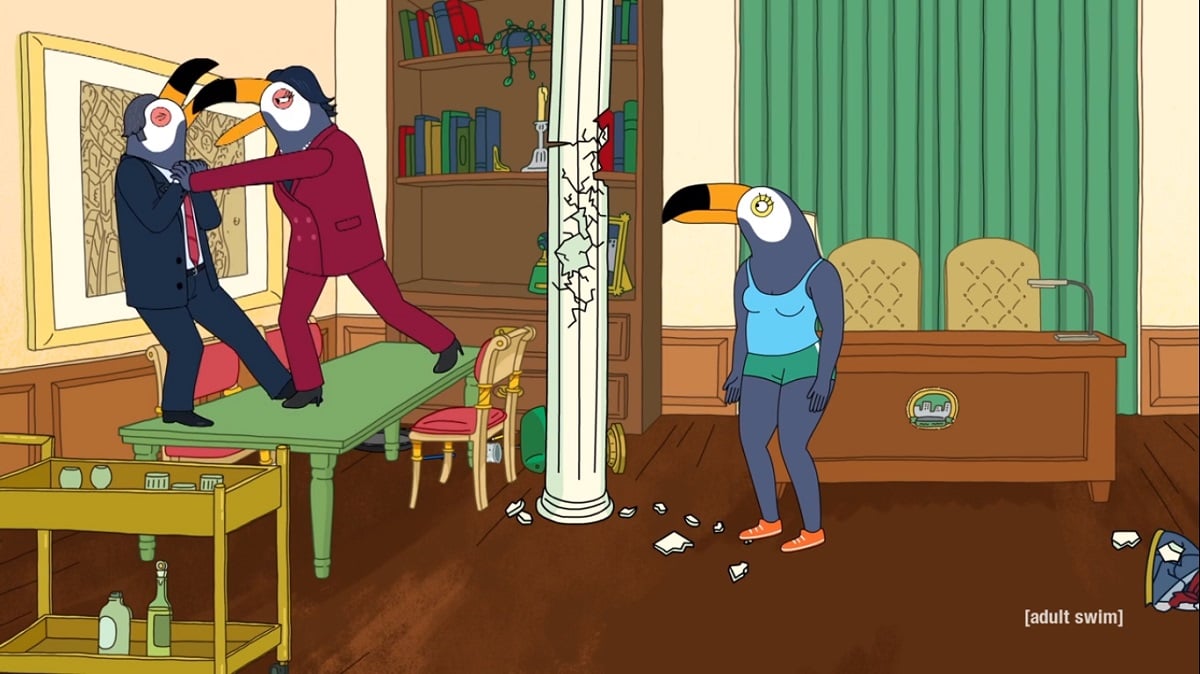 Tuca in Tuca & Bertie.