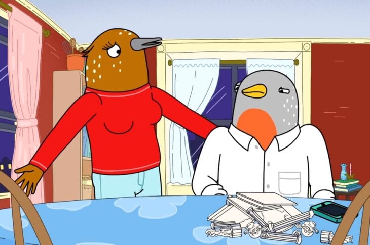Tuca and Speckles in Tuca & Bertie.