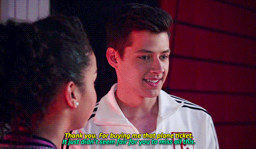 Matt Cornett and Sofia Wylie as EJ Caswell and Gina Porter in High School Musical: The Musical: The Series How ‘HSMTMTS’ Stumbled Into One of Teen TV’s Best Relationships with #Portwell Matt Cornett and Sofia Wylie as EJ Caswell and Gina Porter in High School Musical: The Musical: The Series 