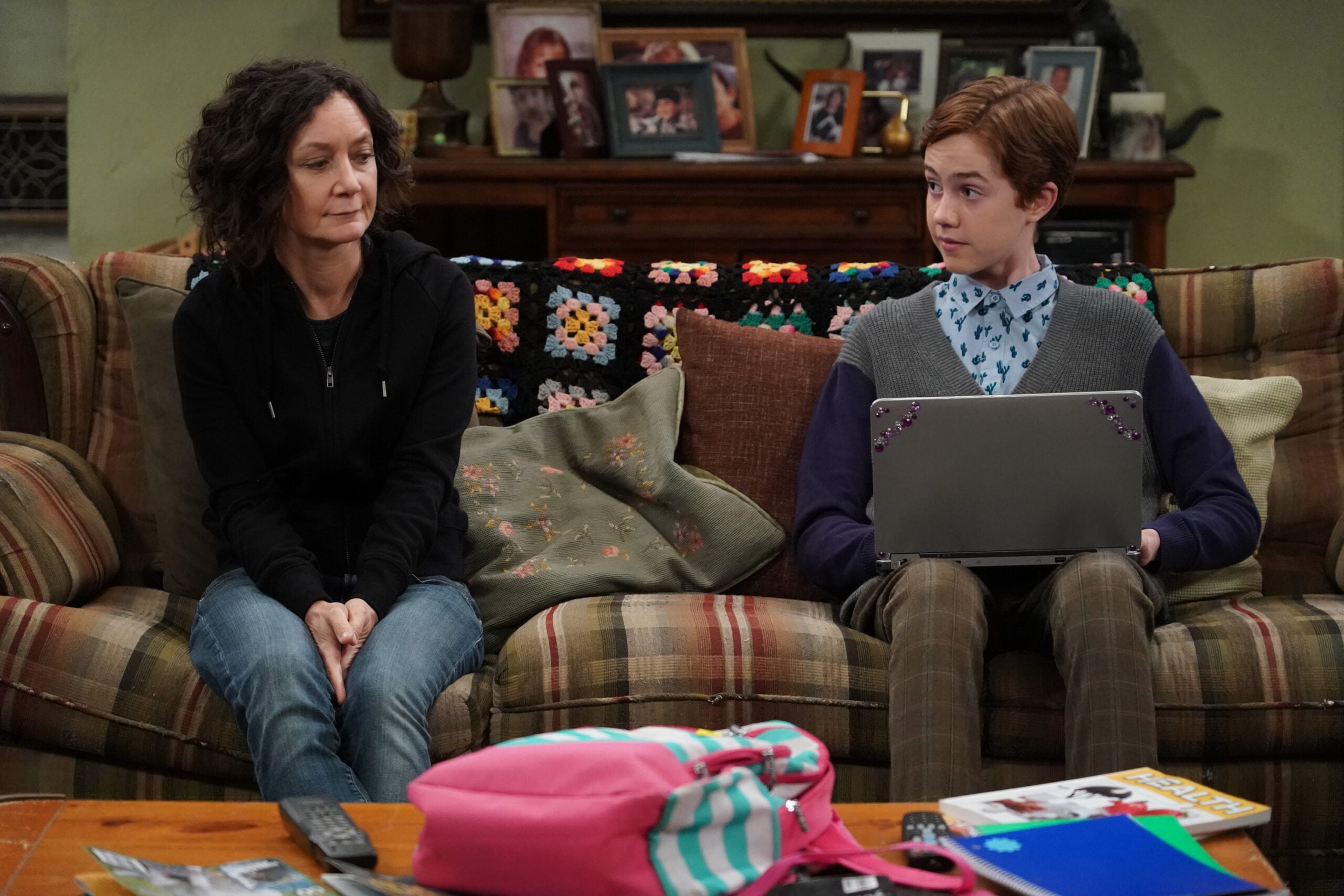 SARA GILBERT, AMES MCNAMARA