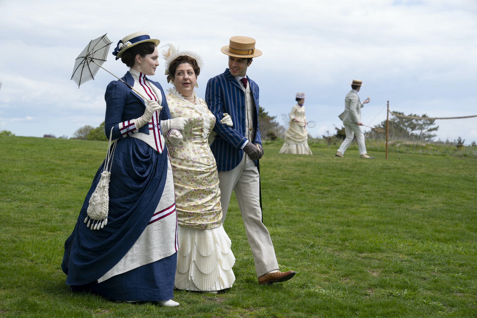 The Gilded Age Season 1 Episode 1 - Amy Forsyth, Ashlie Atkinson, and Harry Richardson What to Watch on TV: The Afterparty, Snowpiercer, Resident Alien