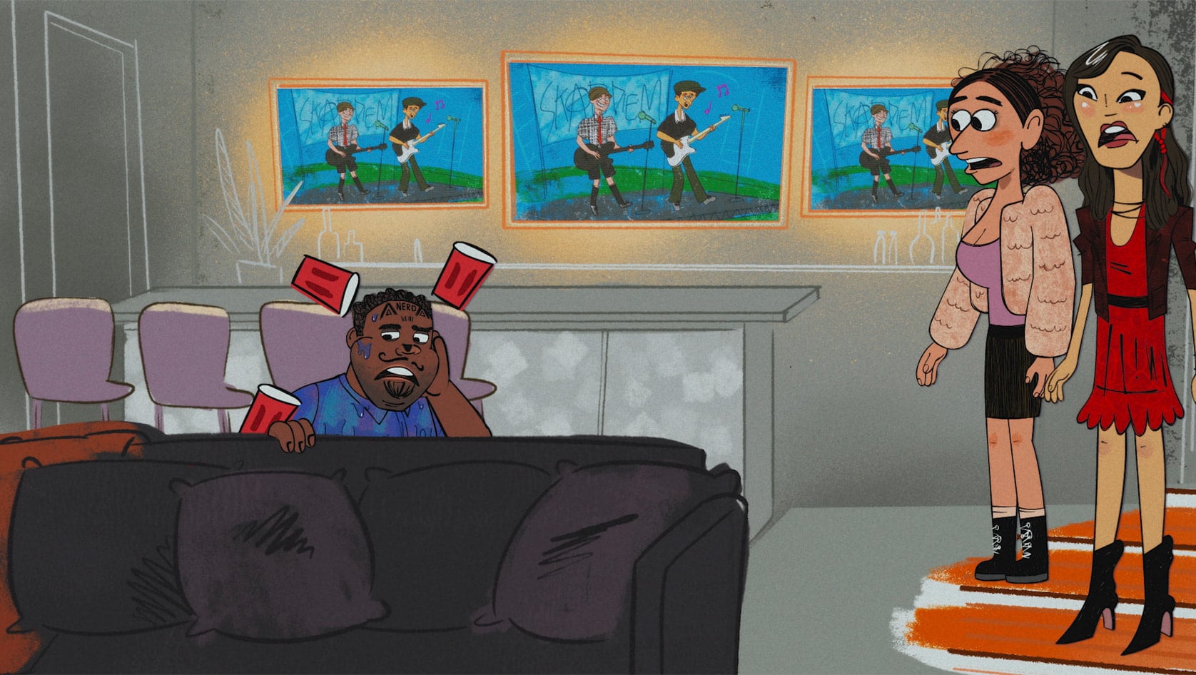 THE AFTERPARTY Season 1 Episode 6, "Zoe" SAM RICHARDSON, ILANA GLAZER, ZOE CHAO