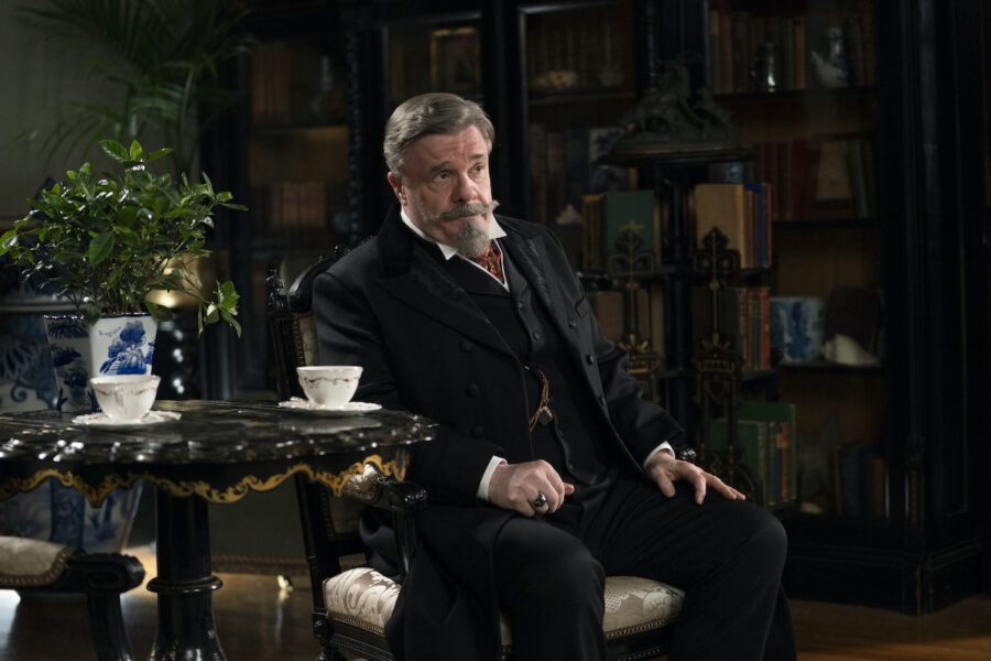 The Gilded Age Season 1 Episode 9 | Tell-Tale TV Nathan Lane as Ward McAllister in The Gilded Age Season 1 Episode 9, "Let The Tournament Begin"