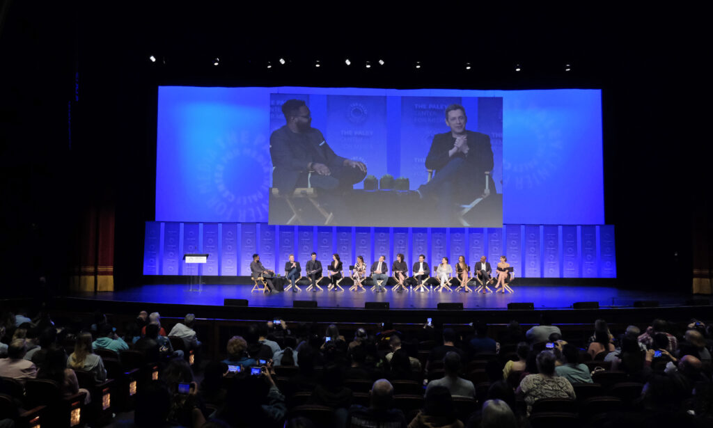 Chancellor Agard with the cast and creatives of Superman ＆ Lois at PaleyFest LA 2022