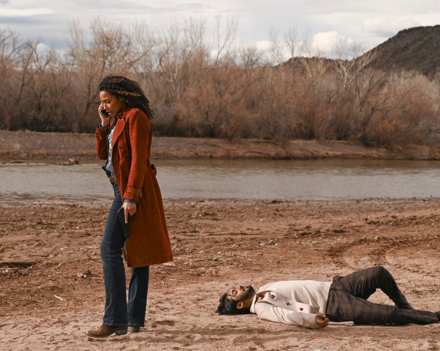 BIG SKY Season 2 Episode 17, "Family Matters" KYLIE BUNBURY, VINNY CHHIBBER