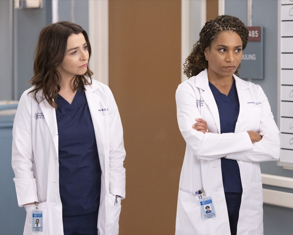 CATERINA SCORSONE, KELLY MCCREARY - Maggie and Amelia - Grey's Anatoy Season 18 Episode 17