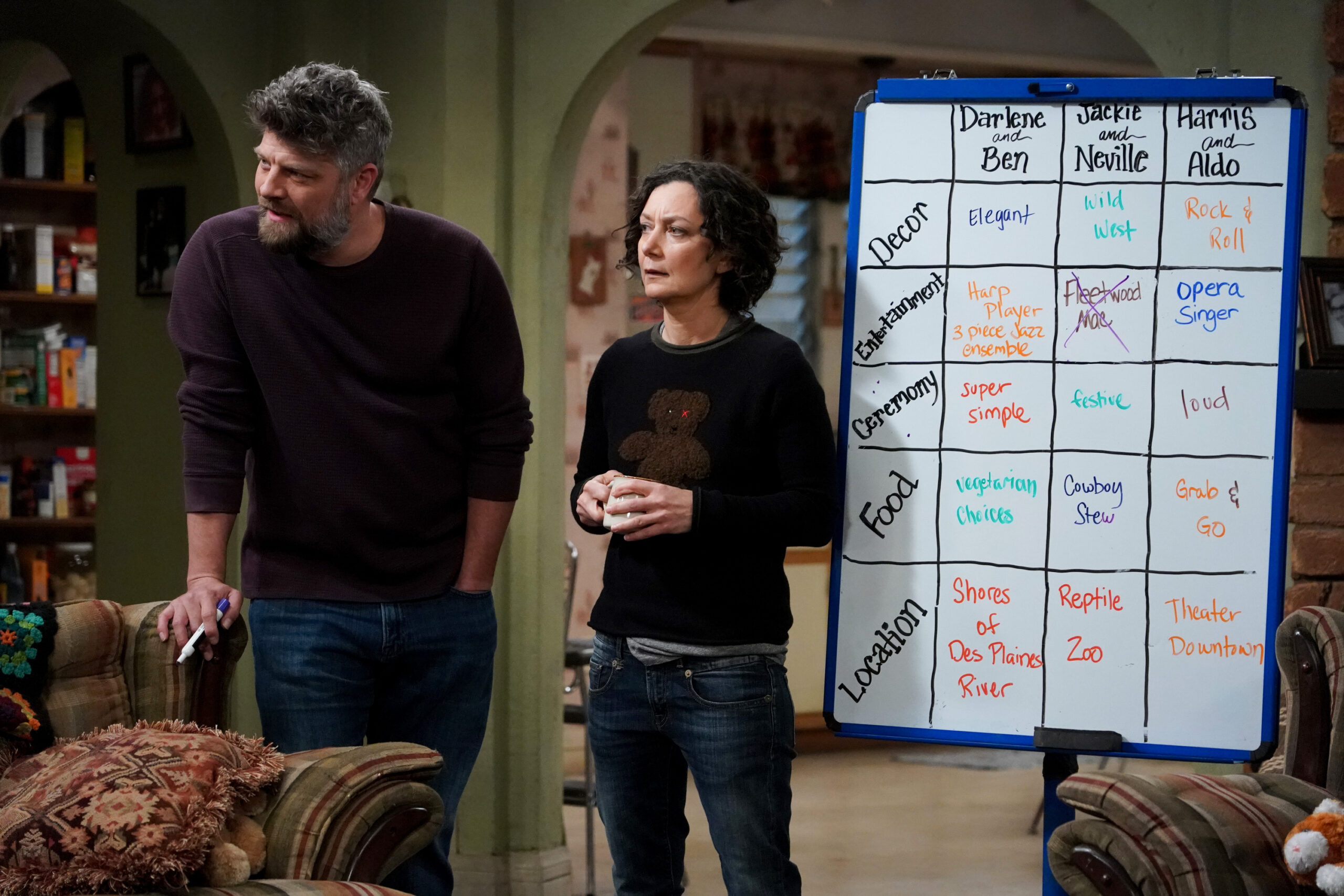 JAY R. FERGUSON, SARA GILBERT | Tell-Tale TV JAY R. FERGUSON, SARA GILBERT