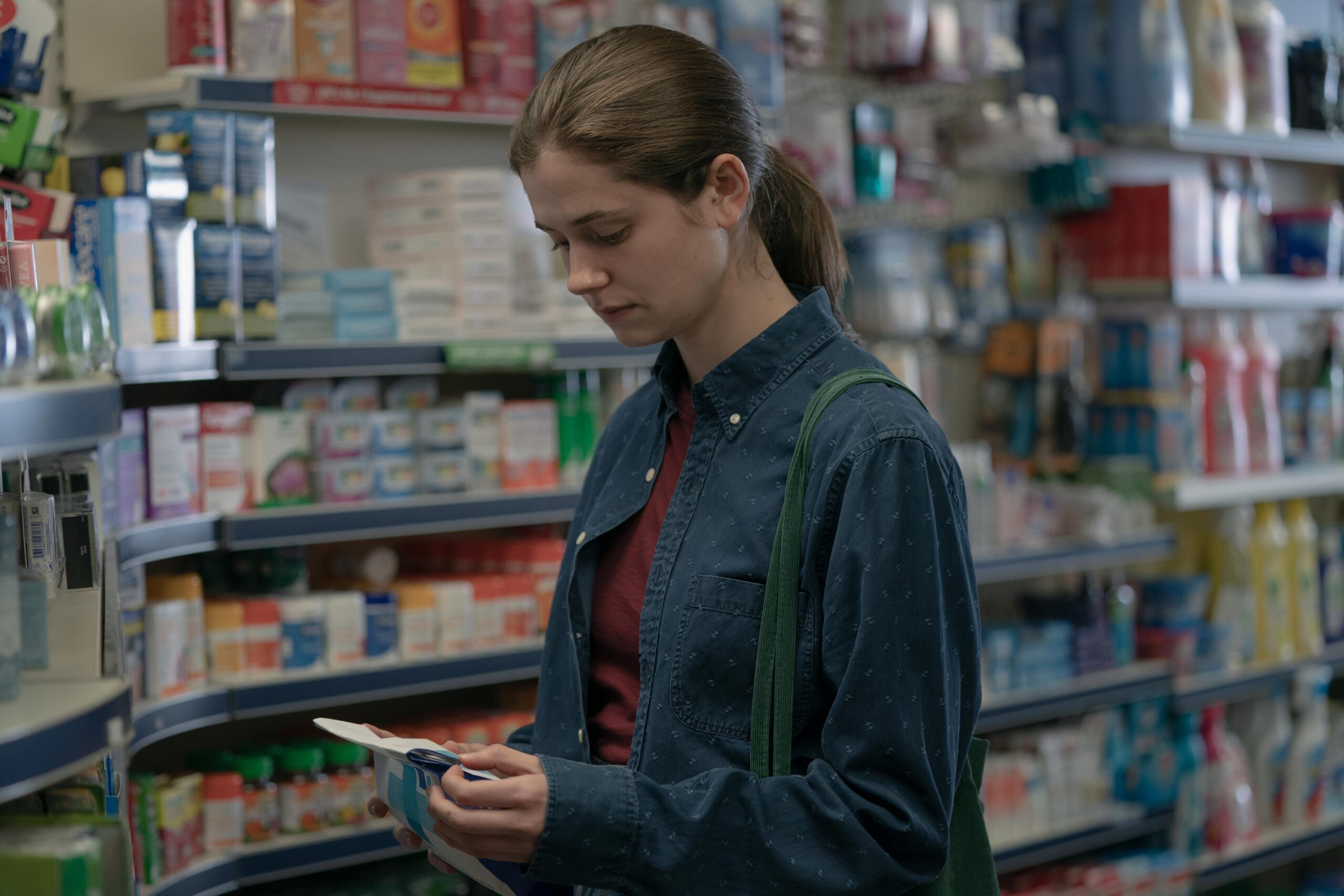 Conversations with Friends - Season 1 Episode 6 | Tell-Tale TV Frances at a pharmacy in Conversations with Friends Episode 6