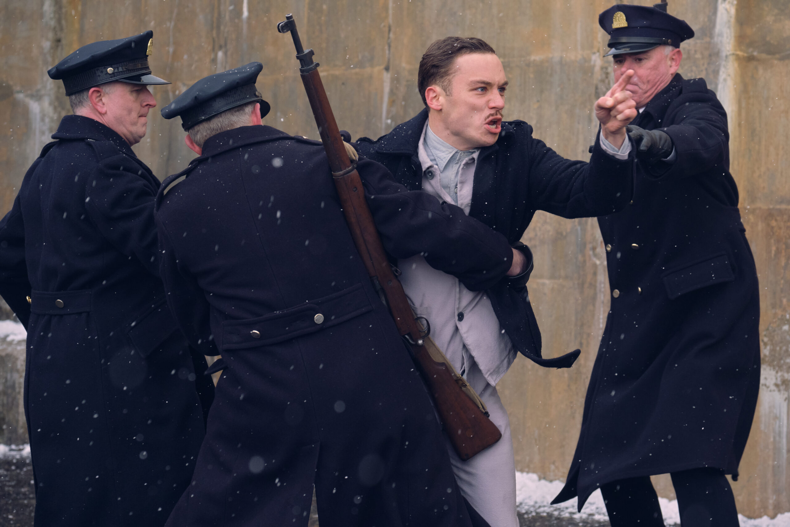 Michael Grey getting taken by the police in Peaky Blinders Season 6