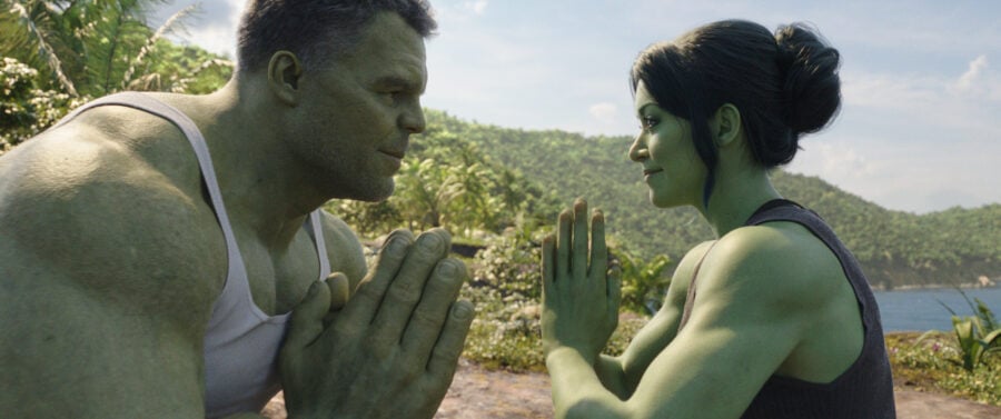 She-Hulk - Tatiana Maslany as Jennifer Walters/She-Hulk, Mark Ruffalo as Bruce Banner/Smart Hulk