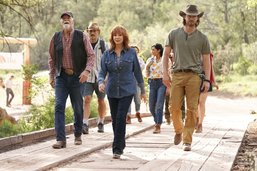 BIG SKY: DEADLY TRAILS Season 3 Episode 1, “Do You Love An Apple” REX LINN, REBA MCENTIRE, LUKE MITCHELL