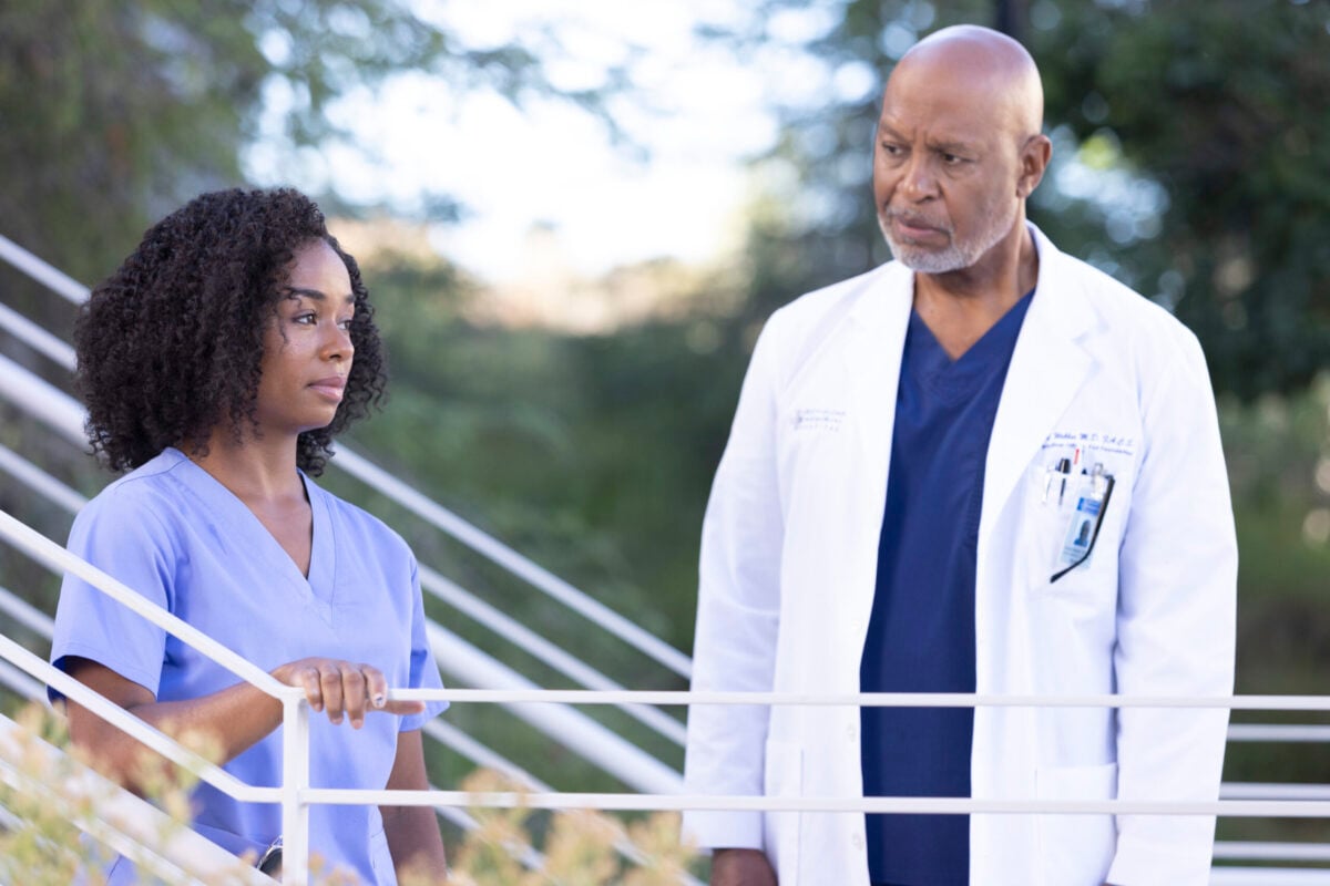 Grey's Anatomy Season 19 Episode 1, Everything Has Changed. ALEXIS FLOYD, JAMES PICKENS JR.