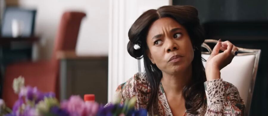 HONK FOR JESUS. SAVE YOUR SOUL. Regina Hall Photo via Focus Features/Amazon Prime | Tell-Tale TV HONK FOR JESUS. SAVE YOUR SOUL. Regina Hall Photo via Focus Features/Amazon Prime