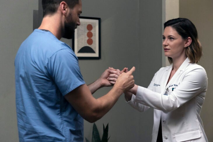 New Amsterdam Season 5 Episode 2 - Ryan Eggold and Sandra Mae Frank