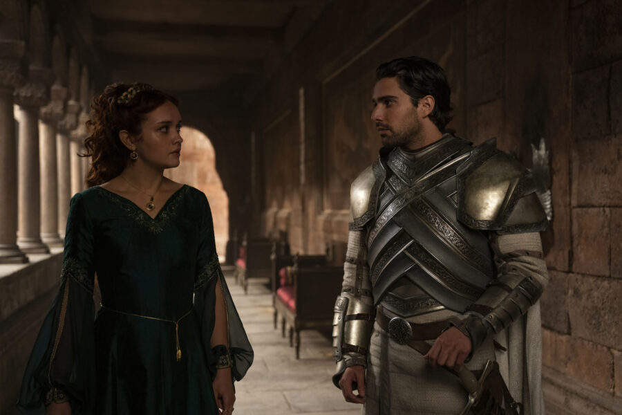 House of the Dragon Season 1 Episode 6 - Olivia Cooke and Fabien Frankel